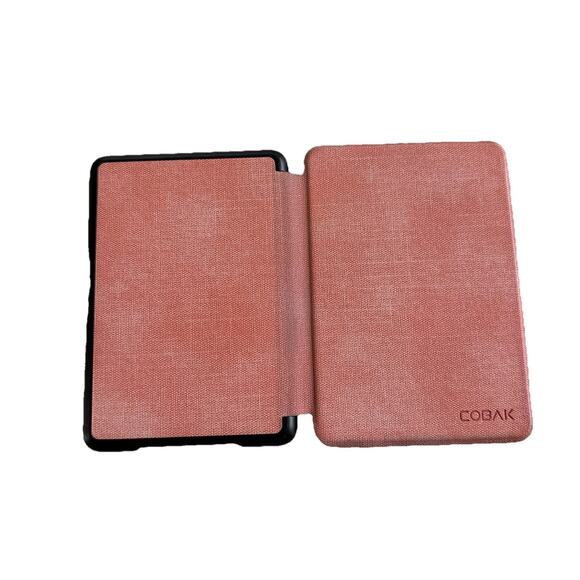 CoBak Kindle 11th Gen 2022 Fabric Pink Smart Cover Case - Picture 3 of 5